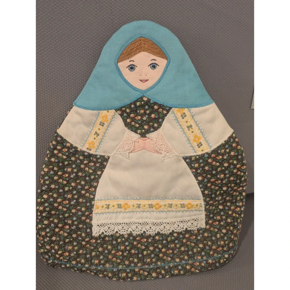 Vintage St Nick Original Russian Doll Tea Cozy Quilted Floral Matryoshka
